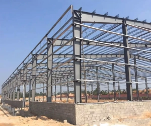 çelik taşıyıcılı fabrika binası inşaatı, portal iskelet sistemi
