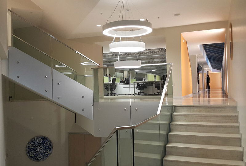 Borsa İstanbul Ofis alani iç merdiven